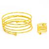 Pulseira anel de amor dourada feminina do Vietnã joias transfronteiriças femininas live de entrega pulseira anel de amor da moda