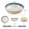 Série Mar Estelar Louça de Melamina Panela Quente Churrasco Restaurante Buffet Tigelas e Pratos Criativos de Imitação de Porcelana Prato para Molho Conjunto de Louças