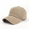 Boné de Baseball Lavado de Algodão Puro Estilo Coreano Moda Masculina e Feminina Chapéu Torre Casual Chapéu de Cowboy Velho Top Macio Aba Curva Chapéu de Bico de Pato