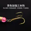 Set de señuelos de pesca de exportación con lentejuelas metálicas giratorias de colores, señuelos de hierro y cebo artificial