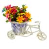 Triciclo colorido cesta de flores cesta de frutas linterna de boda cesta de triciclo juguete de bicicleta decoración cesta de flores al por mayor
