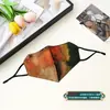 Mascarilla de Seda Hilo Xiangyun Cuatro Estaciones Estampada Doble Capa Esquina del Ojo Correa para la Oreja Ajustable Protección Facial Estilo Occidental de Alta Gama