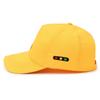 Casco de tráfico para jardín de infantes de escuela primaria sombrero amarillo para niños con bordado de logo de semáforo sombrero para actividad grupal