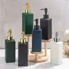 Botella vacía de vidrio opaco con botón de presión cuadrado, 350 ml para champú, gel de ducha, loción, botella de empaque, adecuada para diversas ocasiones como uso doméstico, viajes, fitness, etc., integrándose fácilmente en varios entornos
