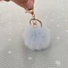 Imitação Rex Coelho 8 cm bola de pele chaveiro DIY handmade bola de pele pingente sacos de roupas acessórios transfronteiriços exclusivo