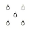 Pingente de Diamante com Gotejamento de Óleo em Moldura Geométrica Acessórios de Joias DIY com Cola Pingente de Chaveiro Brincos Colar W569