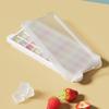 Molde de silicona para cubitos de hielo, refrigerador, caja de hielo, cubo de hielo suave de grado alimenticio, modelo de alimento complementario casero, artefacto de cubito de hielo congelado para el hogar
