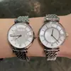Relógio de Diamante para Casal Gypsophila Relógio de Quartzo Fashion Modelo para Casal à Prova d'Água Pulseira Agang Código do Relógio Ar1925