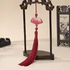 Aretes con Borla de Abanico Degradado Antiguo Colgantes Joyería Hanfu Borla Hecho a Mano Decoración Antigua Abanico de Flores Xiangyun Estilo Nacional Borla