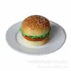 Modelo de hamburguesa de simulación pastel de frutas y verduras postre PU accesorios de panadería comida occidental KFC Bolsa de sésamo