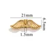 Acero inoxidable chapado en oro de 18k pequeño colgante de joyería proceso de galvanoplastia hecho a mano DIY pulsera collar colgante de joyería venta al por mayor