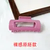 Exclusivamente para Ventas Transfronterizas, Brillantes, Resistentes a Rayones, Pinzas de Tiburón de Silicona Suave Forma Ovalada, Pinzas Suaves para el Cabello de Gama Alta, Exquisitos Accesorios para el Cabello