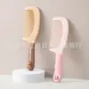 Peine Recto Lindo para Mujeres, Adecuado para Cabello Largo, Uso en Casa, Lindo para Estudiantes y Chicas Jóvenes, Peine Recto de Plástico para Coletas