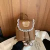 Mochila de Osito Lindo para Mujer 2026 Nueva Tendencia de Moda de Verano Mini Mochila con Adorno de Encaje
