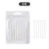 Tira de silicone para cílios postiços de novo ponto transfronteiriça ferramenta auxiliar para cílios tira de silicone almofada de olho formato de faca