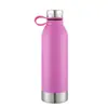 Botella de agua deportiva de doble capa de acero inoxidable transfronteriza, taza de agua aislada para exteriores de 500 ml, taza aislada con asa, venta al por mayor personalizada