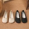 Zapatos de Suela Blanda de Alta Calidad para Mujer 2024 Primavera y Verano Nuevo Estilo Tejido Fly-Knit Transpirables Zapatos Planos para Mujer