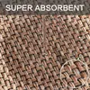 Alfombra de Piso Tejida Antideslizante Lavable de Lino para Cocina Amazon Popular Transfronteriza con Respaldo de Caucho Natural Alfombra de Sarga