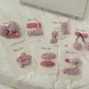 Accesorios Coreanos para el Cabello con Lentejuelas Rosas Dulces y Lazo para Mujer, Pin de Estrella Dulce de Primavera, Pin para el Cabello Infantil, Pin para el Flequillo
