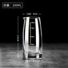 Dispensador de Licor de Vidro Vinho Estrangeiro Decanter de Vinho Tinto Household Hotel Dispensador Pequeno de 100ml com Balança