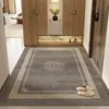 Felpudo de entrada estilo chino retro de lujo ligero, alfombrilla clásica para recibidor resistente a la suciedad antideslizante, alfombra de estilo chino para entrada resistente a la suciedad