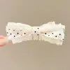 Pinza para el pelo de plátano con lunares estilo coreano para mujer, versátil y simple, nuevo modelo 2026, moderno y elegante, pinza para el pelo de alto valor estético