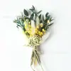 Mini Buquê Transfronteiriço Buquê de Flores Secas Frescas Lembrancinha de Festa Materiais Florais Artesanais DIY Materiais Decorativos