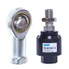 Cilindro Olho de Peixe Rolamento Oscilante Universal Flutuante Corrente Bola Articulação Esférica Acessório Placa Flange M8M10M16X1.5M20