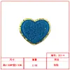 Toalla de Cuero Dorado Bordada con Cara Sonriente, Rayo, Corazón, Flores, Estrella de Cinco Puntas Pegatinas de Tela, Pegatinas Decorativas para Sombrero y Bolsa, Transfronterizo