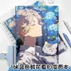 Nuevo Flores Azules Natsume Cuaderno 16K Página a Color Completo Libro de Mano Anime Dibujos Animados El Diario de Natsume