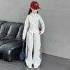 Conjunto Deportivo para Niña 2025 Nuevo Otoño Infantil Elegante Moderno Sudadera y Pantalón de Chándal para Niña Grande Conjunto de Dos Piezas