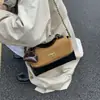 Bolso Bandolera Maletín Retro de Ante para Mujer 2025 Nuevo de Moda Estilo Pequeño Fragante Bolso Acolchado con Cadena Bolso Cruzado