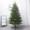 Processamento Personalizado de Fábrica Fonte Pe Misturado Verde Cipreste Folha Árvore de Natal Criptografada Luxo Árvore Nua Decorações de Natal