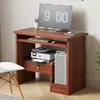 Mesa de Computador Desktop Casa Quarto com Gaveta Impressora Pequena Simples Escritório Mesa de Estudo para Uma Pessoa Tamanho Pequeno Mesa de Computador