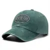 Gorra de Béisbol Rota de Mezclilla Lavada Desgastada Transfronteriza Moda Retro Versátil para Otoño e Invierno Gorra de Pico Suave Sombrero de Sol