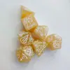 Nuevo Patrón de Dragón Patentado Año del Dragón Dados Acrílicos Dnd Dados Digitales Juego de 7 Piezas Dados para Grupo de Juego