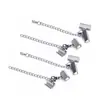 Acessórios de aço inoxidável para atacado fivela de pressão para cavalo fecho lagosta corrente estendida terno fecho de fivela para pulseira de corda de couro DIY