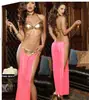 Comercio exterior Europa y Estados Unidos sexy charol pijamas latinos camisón transparente lencería sexy femenina prisionera pequeña pecho Sao traje al por mayor