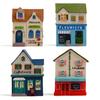 Venta Directa de Fábrica de Mini Cabañas Casuales, Arreglos Florales de Suculentas y Musgo, Accesorios para Fotografía, Casitas de Escritorio, Adornos de Resina