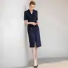 Vestido de Verano 2025 de Alta Gama Moda Commuter Cintura Alta Doble Botonadura Color Albaricoque Vestido de Traje Profesional para Anfitrión