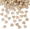 En stock 12mm veta de madera amor DIY confeti decoración baby shower ceremonia luna llena decoración de pared 100