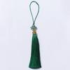 Marcador U disk borla oreja metal corona tapa borla cloisonné Nudo Chino Borla Colgante accesorios de joyería oreja colgante