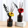 Adornos de Aromaterapia Retro Marrones Arreglo Floral Difusor de Interior Aceite Esencial de Aromaterapia Dormitorio Atmósfera del Hogar Adornos de Aromaterapia