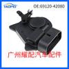 Adecuado para Toyota Rav4 2000-2005 Pestillo de Cerradura Delantera Izquierda Actuador de Cerradura de Puerta 69120-42080