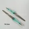 Lima de uñas de acero inoxidable en stock del fabricante para manicura, pulido, herramienta de cuidado de uñas esmerilada de doble cara para el cuidado de las manos