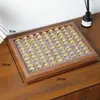 Bandeja de Almacenamiento de Gran Capacidad para Pendientes y Anillos de Joyería, Popular y en Stock, para Exhibición en Mostrador de Centro Comercial, Bandeja de Visualización para Transmisiones en Vivo y Montaje de Puesto