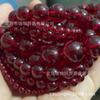 Pulsera de jade con ágata y flor de durazno, hecha a mano, con diseño de rayas de Ming, hecha a mano, con cuentas, accesorios de joyería