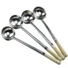 Espátula de Acero Inoxidable Espesa 304 201 Espátula Cuchara para Cocina Casera Chef de Restaurante Cuchara Grande para Saltear Espátula de Hierro para Freír