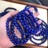 Lapis Lázuli Natural Lapis Lapis Lapis Cadena Larga Cuentas Lapis Lapis Porcelana Azul y Blanca Pulsera Lapis Lapis Hecha a Mano Accesorios DIY