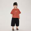 Camiseta de Manga Corta para Niño Changguo Ropa de Verano para Niños Camiseta Fina de Algodón con Estampado para Niños Pequeños